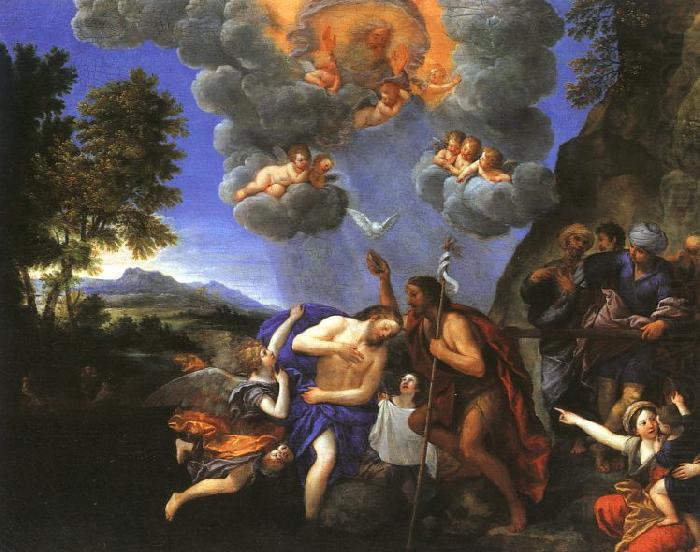 Albani Baptism of Christ ca 1640, Francesco Albani